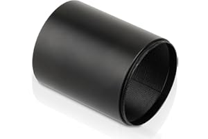 ToopMount Optics Sunshade for 50mm Objective Lens 2.76" Length Short Front Hood Aluminum Black