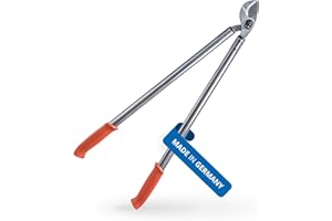 Original LÖWE 22 Profi Amboss Astschere 22.080 antihaftbeschichtet Stahlklinge mit Präzisionsschliff - scharfe und leichte Baumschere ideal zum Schneiden von Ästen Zweigen Bäumen Sträuchern, 80 cm