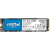 Crucial P1 1TB CT1000P1SSD8 Internes SSD-bis zu 2000 MB/s (3D NAND, NVMe, PCIe, M.2)