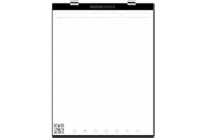 ROCKETBOOK Orbit Letter Page Pack – Blocco intelligente riutilizzabile legale – Dot-Grid