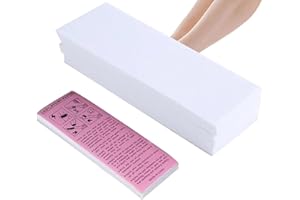 BLOMBLAUM 100pz Wax strips cartine striscie depilatorie gambe cera brasiliana striscette strappo strappacera cerotti