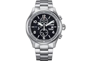 CITIZEN Męski analogowy japoński mechanizm kwarcowy zegarek z tytanową bransoletką CA0810-88E, czarny, Einheitsgröße, bransoletka