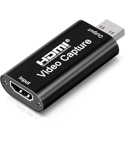 WARRKY USB 3.0 Video-Capture-Karte, 1080P 60FPS HDMI Auf Typ C/USB A Capture Card Für Aufnahme Und Streaming [Nylon Geflochtenes Kabel, Aluminiumgehäuse] Für Windows/MacOS/PC, Switch, Xbox, PS4 Und 5