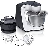 Bosch MUM5 Impastatrice Planetaria - Robot da Cucina Multifunzione, 900 W, 7 Velocità, Ciotola in Acciaio Inox da 3,9 l, Ganc