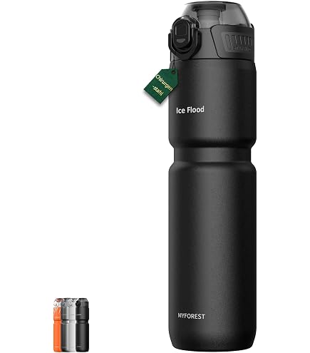 ALL4LUNCH Isolierflasche 500ml Edelstahl - Doppelwandig, Auslaufsicher, Bis Zu 20 Stunden Kalt