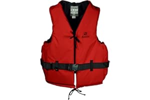 NAVYLINE Baltic Aqua Front Zip Bouyancy Aid - Red, X-Large 90+ Kg