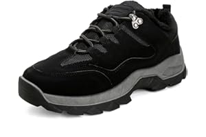 SOWDUS Wanderschuhe Herren Winter Warm Gefütterte Trekkingschuhe Winterschuhe, rutschfest Leichte Barfußschuhe Wanderstiefel, Bequem Winterstiefel Bergstiefel Wasserdicht Wanderhalbschuhe Outdoor Schuhe