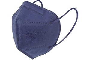 T-Tex Srl Arya HC - Mascherine FFP2 - Confezione da 50 mascherine - Imbustate singolarmente - Prodotto Certificato - Made in EU (Blu)