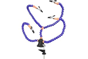 C100AE Flexible Helping Hands Soldering Station Third Hand Soldering Station Tool PCB Holder Accessories Helping Hand Stand with Table Clamp for Electronic Repair Craft Figurine DIY Soldering Tools