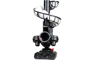 Furlihong Baseball Pitching Machine, 4 Adjustable Angles, 3 Pitch Angles, Power Bank/Battery Powered,for Beginners