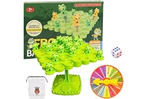 Fivtsme Bilanciamento Matematica Gioco,Gioco dell'Equilibrio Della Rana,Gioco Raganella Bilanciata di Matematica,Montessori Educativi Regalo Conteggio Giocattoli per Bambini