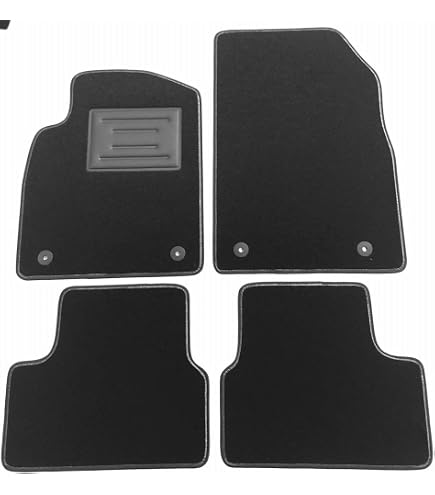 J&J Automotive NORM 3D – Tappetini Auto In TPE Su Misura Per Opel Astra J 2009-2015, Kit 4 Pezzi, Neri, Antiscivolo E Inodori