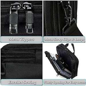 Hombres y Mujeres 15.6 Pulgadas Impermeable Nylon Bolsa de Mensajero