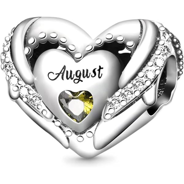 GNOCE Sweet Hugs Charms Sterling Silver Chihuahua Gufo Cuore Pietra Preziosa Bead Fit Bracciale/Collana Gioielli Regalo per Donne Ragazze Figlia (Ananas dolce