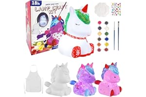 Meleager Kits Juguetes para Pintar Niños, DIY Luz Nocturna Unicorn, Kit Manualidades de Unicorn para Niñas, Regalo de Cumpleaños y Navidad para Niñas de 4 5 6 7 8 9 Años