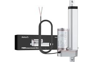Justech DC 12V Actuador Lineal Motor 750N 100mm Para Auto RV Abridor Eléctrico de Puerta Construcción de Maquinaria Agrícola Industrial Vehículo de Barrido Limpios Buques de Carga y Otras Aplicaciones