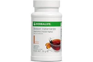 HERBALIFE NUTRITION Boisson Instantanée à base de Thé et d’Extraits Végétaux Pêche 50g