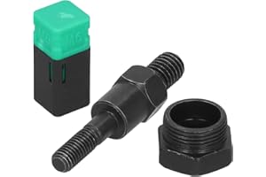 KIMISS Mandrino di Ricambio M6 Mandrino di Ricambio per Pistola per Rivetti Dado a Mano M6 Pistola per Rivetti in Acciaio Legato Nero Testa Dell'utensile Punta per Rivettatrice Manuale