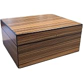 Sedir Ağacı A&ccedil;ık Kahverengi Humidor Puro Kutusu rd71akhv