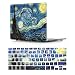 Produktbild Lenboes Hartschalen-Hülle zum Anklemmen, für Apple MacBook 12 Zoll (30,5 cm), Air 11/13 Zoll (27,9 cm/33 cm), Pro 13 Zoll (33 cm), Pro-Notebook 13/15 Zoll (33 cm/38,1 cm) MacBook Air 13 A1369 A1466 Van Gogh