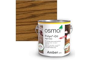 AMBIENCE HARDWOOD FLOORING Osmo Polyx Oil Tints, Semi Matt Finish (2.5l, 3072 Amber, Semi-Matt)