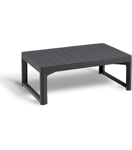 Table De Jardin Rectangulaire VidaXL 160x80x73 Cm - Plateau En Verre Trempé - Structure Métal Noir - Pour 6 Personnes