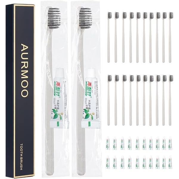 60 Toilettenartikel-Sets Für Reisen & Wohltätigkeit – Inkl. Zahnbürste, Seife, Shampoo, Kamm, Einzeln Verpackt