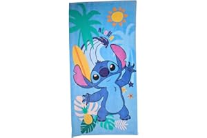 My sweety pop – Toalla de playa – Toalla de baño – Lilo y Stitch – Disney – 70 x 140 cm – 100% algodón – Fiesta – Idea de regalo