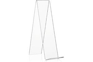 ‎VITADISPLAYS VITAdisplays® Schrägsteller, Buchständer, Warenträger als Buchstütze aus PLEXIGLAS® (Transparent, 20 cm)