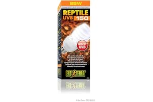Exo Terra Uvb150 PT2189 Lampa för Terrarium, Vit, 25 W