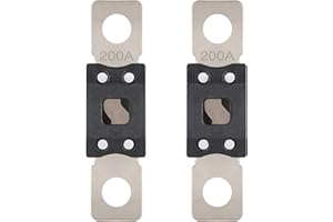 VEXUNGA MEGA Fusibili Auto 200A Mega Fusibili ANM 200 Amp Fusibile ad Alta Corrente per Autobus Roulotte Camion (2 Pezzi)