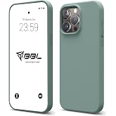 Babilden iPhone Kılıf İnce Sıvı Silikon 3 Katmanlı Tam Kaplamalı Yumuşak Jel Kau&ccedil;uk Kılıf Kapak (Yeşil, iPhone 13 Pro)