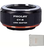 Fotodiox Pro - Adattatore obiettivo, da obiettivo Contax 645 (bianco/iride) ad adattatore fotocamera Nikon DSLR, per Nikon