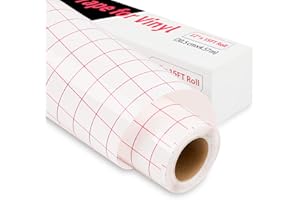 Transferfolie Plotter für Plotterfolie Vinyl - Lya Vinyl 30,5 x 457,5cm Übertragungsfolie Plotter for Cri-cut, Silhouette Cameo, Cricut Transferfolie für Partydekoration, Becher, Fenster und Aufkleber