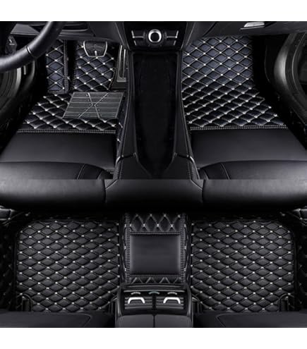 BLM]HO033 nero - Set di tappetini in velluto adatti per Honda CR-V II 2002-2006 cambio manuale - finiture nere