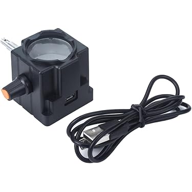 Oniissy USB-Mikroskop-Lampe – Dimmbare LED-Ringbeleuchtung Für Biologische & Stereo-Mikroskope