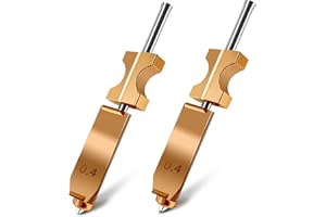 IdeaFormer 2pcs 0.4 mm AD5X Bi-Metal Nozzle, Quick-Swap Nozzle with Hardened Steel Tip for Flashforge AD5X Extruder Accessories
