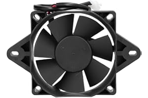 KEENSO Motorbike Cooling Fan, Universal 12V 15W Motorcycle Cooling Fan Electric Radiator Fan for Motorbike ATV Go Kart Radiators and Accessories Radiators and Accessories