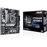 Asus PRIME H510M-A, Scheda madre Intel H510 (LGA 1200) micro ATX con PCIe 4.0, slot M.2 da 32 Gbps, Lan Intel 1 Gb, DisplayPo