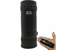 AniWorld Mini Fernrohr, Tiny Spektiv 8x18 HD Optical Monocular Tragbare Fokus Teleskop Klein Monokular Zoom 8X Bereich für Vogelbeobachtung Reise Jagd EDC Steckt