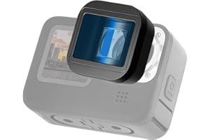 NEEWER 1,33x Anamorphic Lens Objektiv Kompatibel mit GoPro Hero 12 11 10 9 Black, 2,40:1 Breitbild Kinofackeleffekt, Filmisches Video Zubehör, HD Mehrschichtige Antireflexbeschichtung（Verbessertes ）