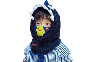 7-Mi Kids Balaclava Full Face Mask 3 in 1 Boys/Girls Neck Warmer Windproof Ski Caps Winter Hat Hood Fleece Wear Gear for Skiing, Snowboard Cycling Outdoor