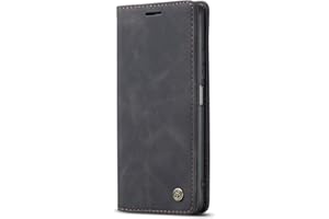 JMstore Funda Compatible con Xiaomi Redmi Note 11 4G/Note 11S 4G, Magnético Carcasa Funda Móvil Billetera Cuero Funda con Tapa Libro Caso Soporte Plegable (Negro)
