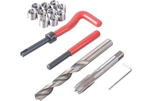 DAYUAN Kit di riparazione filettatura M12x1.50mm Helicoil Restoring Thread Strumenti di riparazione Kit inserto filo Kit di utensili manuali compatibili per la riparazione automatica