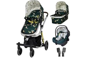 Cosatto Giggle Trail 3 nel 1 i-Size Viaggio Sistema per Bambino da Nascita a 20 kg, Birdland
