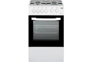 Beko CSS42014FW Libera installazione Piano cottura a gas B Bianco cucina - Forni e fornelli (Piano cottura, Bianco, pulsanti, Manopola, Frontale, Piano cottura a gas, S)