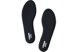 LTOHOE Memory Foam Insoles for Men and Women, Cushioned Shoe Insoles for Running Shoes, Trainers, Work Boots and Walking Shoes, Shock Absorbing Foot Pain Relief Comfort Inner Soles UK Size 3 to 12