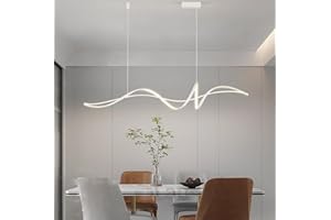 LANEKD Lampara techo Colgante Moderna Comedor Cocina Lamparas de techo LED Lámparas Colgantes Regulable con Control Remoto Luz para Salon Mesa Dormitorio Sala de Estar Lámpara de Oficina Decor Iluminación