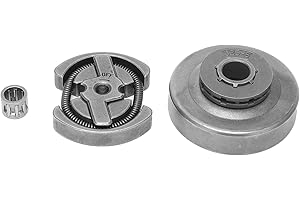 Deror Accessoire de tronçonneuse 3/8in Kit de roulement de pignon de Jante d'embrayage pour McCulloch CS340 CS380