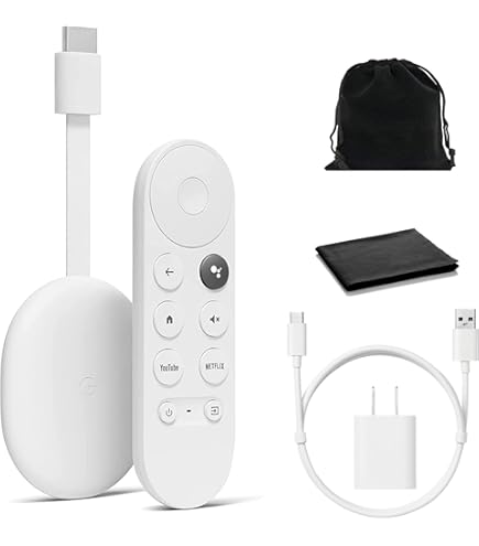 Google Chromecast - Streaming Device with HDMI Cable and Voice